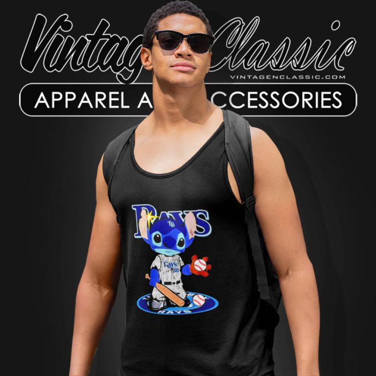 Baby Stitch Tampa Bay Rays Logo Tank Top Racerback Baby Stitch Tampa Bay Rays Logo Tank Top Racerback