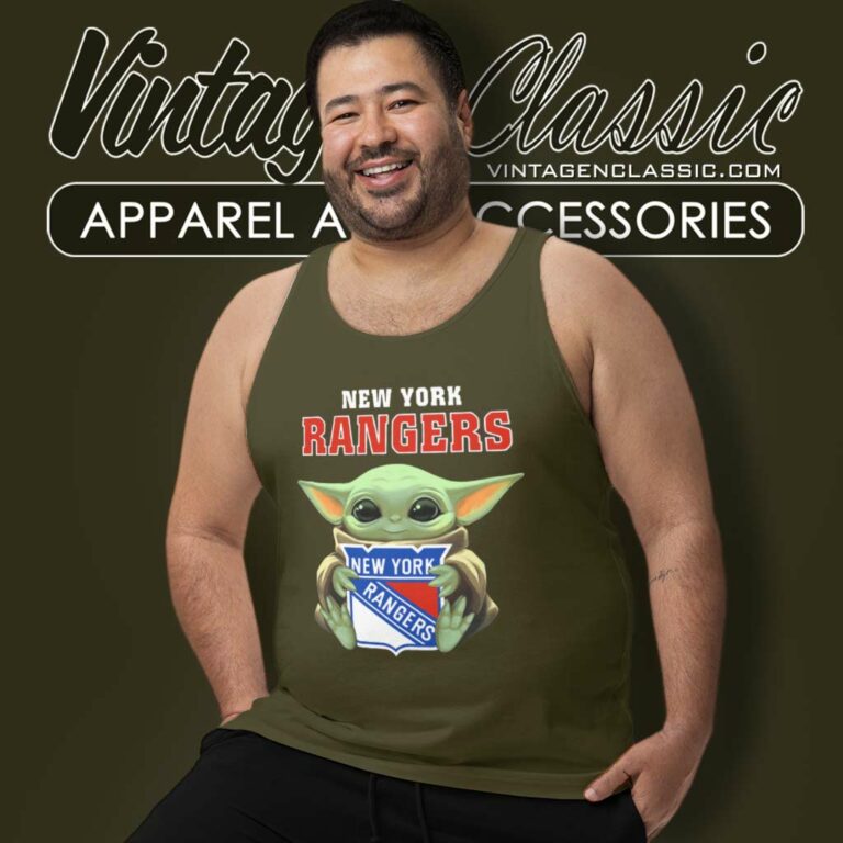 Baby Yoda And New York Rangers Nhl Logo Tank Top Racerback Baby Yoda And New York Rangers Nhl Logo Tank Top Racerback