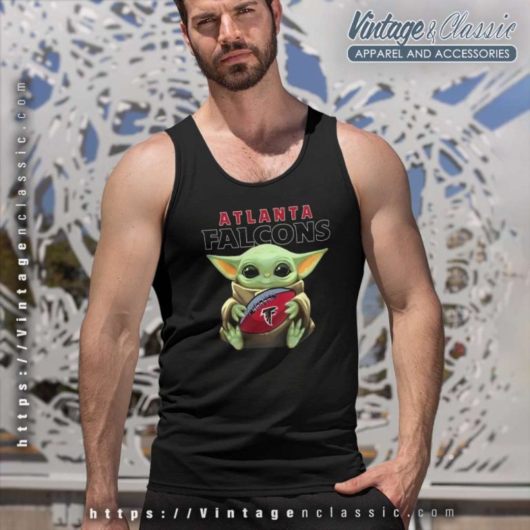 Baby Yoda Atlanta Falcons Tank Top Racerback Baby Yoda Atlanta Falcons Tank Top Racerback