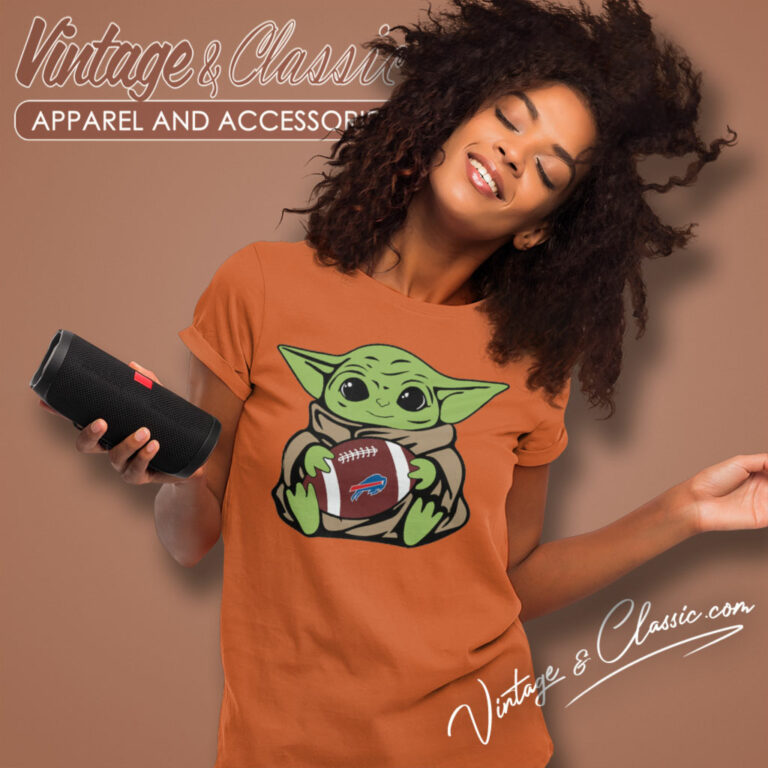 Baby Yoda Buffalo Bills Logo Women T Shirt Baby Yoda Buffalo Bills Logo Women T Shirt