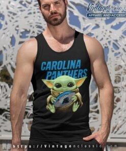 Baby Yoda Carolina Panthers Tank Top Racerback