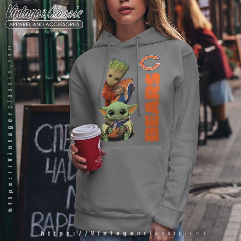 Baby Yoda Chicago Bears Hoodie Baby Yoda Chicago Bears Hoodie