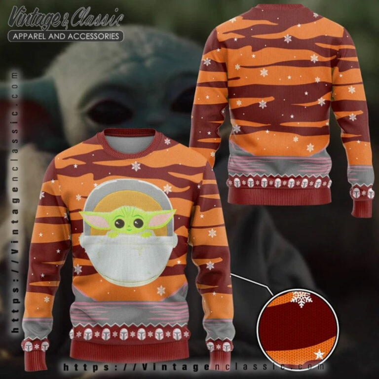 Baby Yoda Christmas Gift Ugly Sweater back Ugly Christmas Sweater Baby Yoda Christmas Gift Ugly Sweater back Ugly Christmas Sweater
