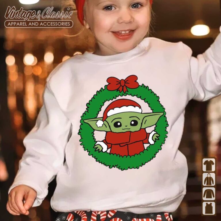 Baby Yoda Christmas Shirt Starwars Christmas Youth Shirt Baby Yoda Christmas Shirt Starwars Christmas Youth Shirt