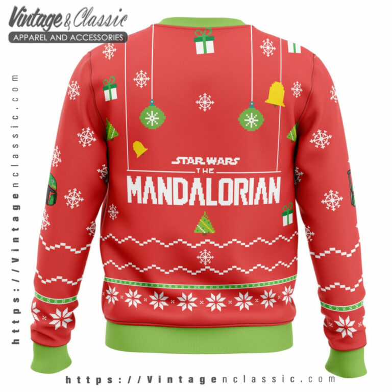 Baby Yoda Christmas Star Wars Ugly Sweater back Ugly Sweater Baby Yoda Christmas Star Wars Ugly Sweater back Ugly Sweater