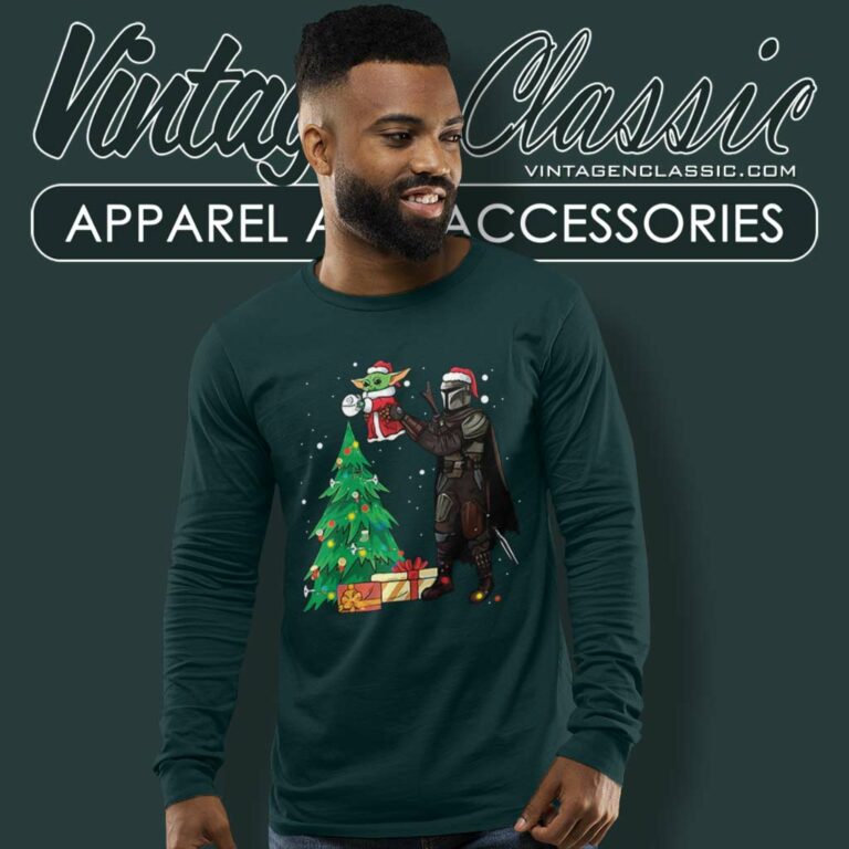 Baby Yoda Darth Vader Christmas Long Sleeve Tee Baby Yoda Darth Vader Christmas Long Sleeve Tee