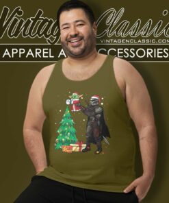 Baby Yoda Darth Vader Christmas Tank Top Racerback