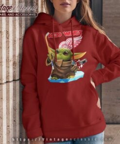 Baby Yoda Detroit Red Wings Star Wars Hoodie