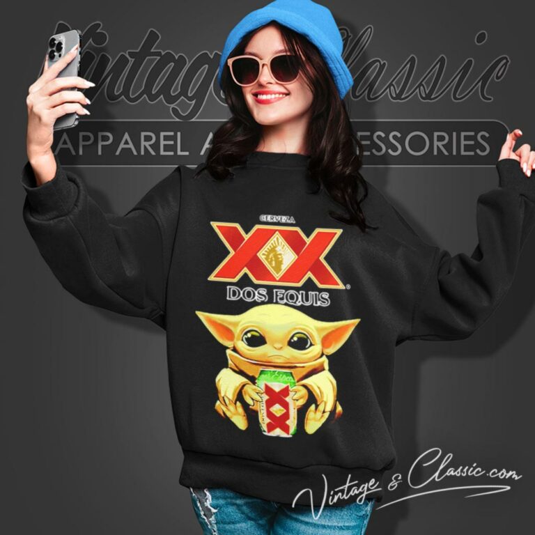 Baby Yoda Hug Dos Equis Beer Star Wars Sweatshirt Baby Yoda Hug Dos Equis Beer Star Wars Sweatshirt