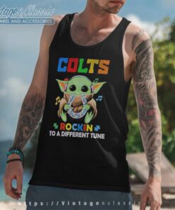Baby Yoda Hug Jacksonville Jaguars Rockin To A Different Tune Tank Top Racerback