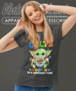Baby Yoda Hug Jacksonville Jaguars Rockin To A Different Tune Women TShirt
