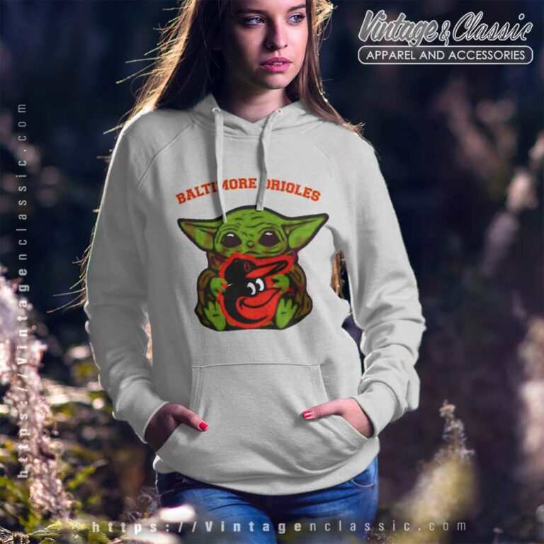 Baby Yoda Hug Logo Baltimore Orioles Sport Hoodie Baby Yoda Hug Logo Baltimore Orioles Sport Hoodie