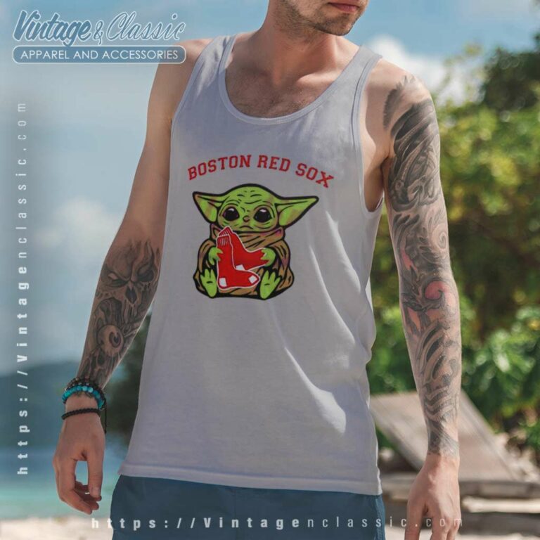 Baby Yoda Hug Logo Boston Red Sox Sport Tank Top Racerback Baby Yoda Hug Logo Boston Red Sox Sport Tank Top Racerback