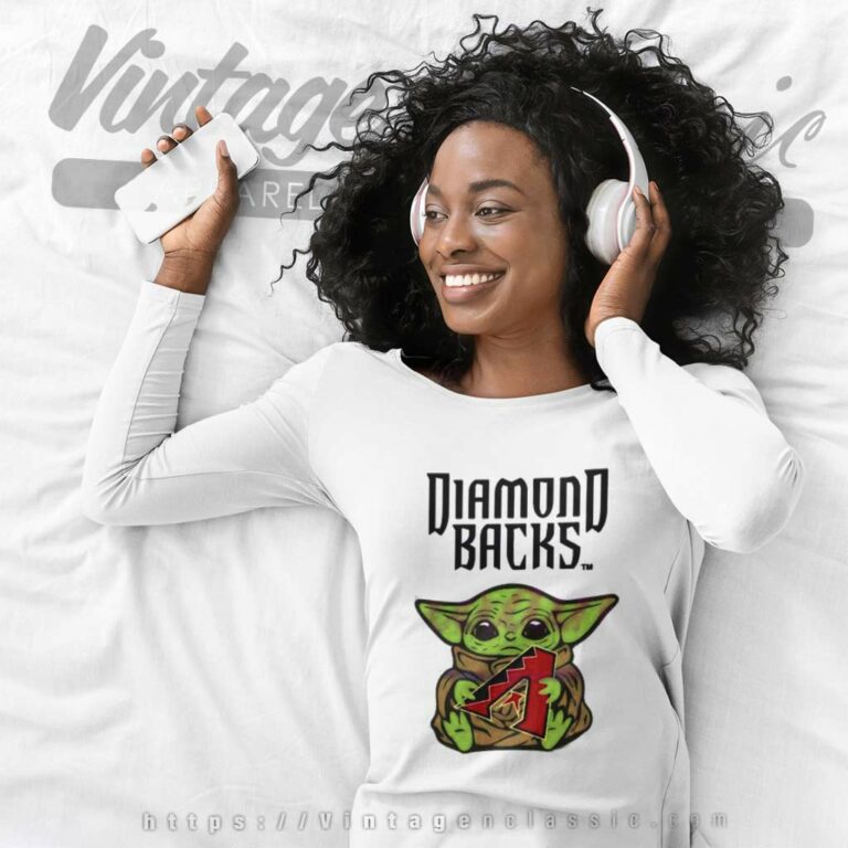 Baby Yoda Hug Logo Diamondbacks Sport Long Sleeve Tee Baby Yoda Hug Logo Diamondbacks Sport Long Sleeve Tee