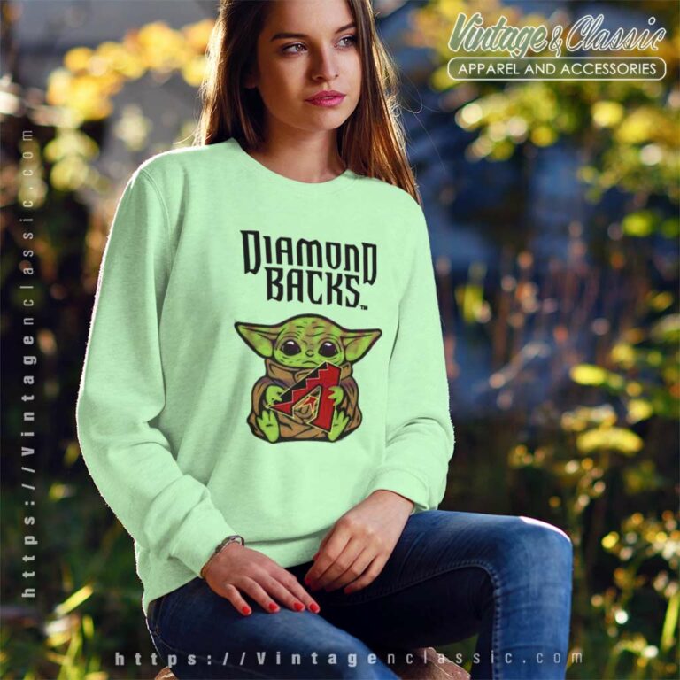 Baby Yoda Hug Logo Diamondbacks Sport Sweatshirt Baby Yoda Hug Logo Diamondbacks Sport Sweatshirt