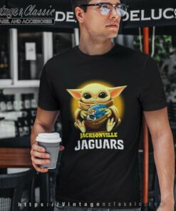 Baby Yoda Hug Rugby Jacksonville Jaguars T Shirt