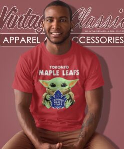 Baby Yoda Hug Toronto Maple Leafs T Shirt