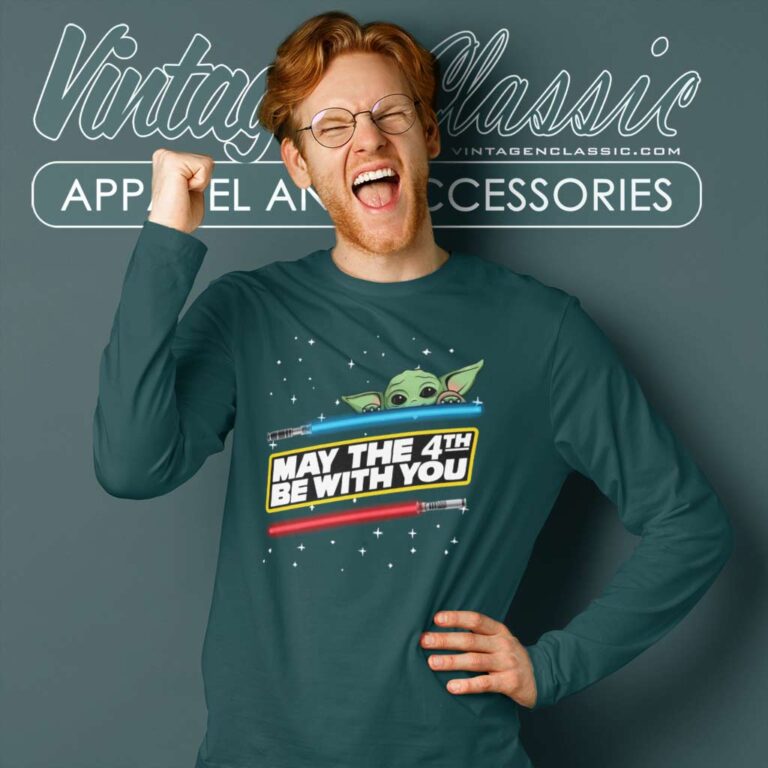 Baby Yoda May The 4th Be With You Long Sleeve Tee Baby Yoda May The 4th Be With You Long Sleeve Tee
