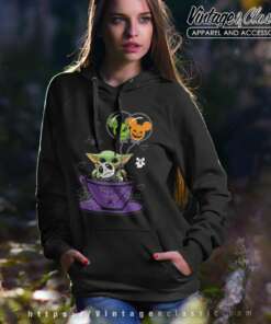 Baby Yoda Mickey Jack Skellington Halloween Hoodie