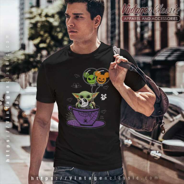Baby Yoda Mickey Jack Skellington Halloween T Shirt Baby Yoda Mickey Jack Skellington Halloween T Shirt