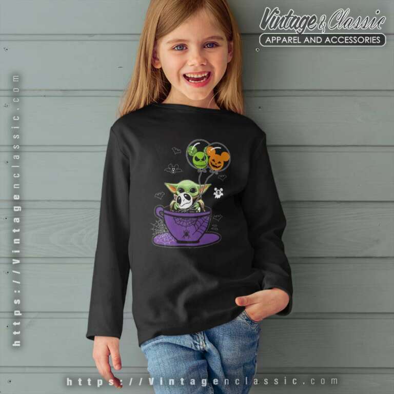 Baby Yoda Mickey Jack Skellington Halloween kids Longsleeves Baby Yoda Mickey Jack Skellington Halloween kids Longsleeves