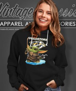 Baby Yoda Nashville Predators Hockey Hoodie
