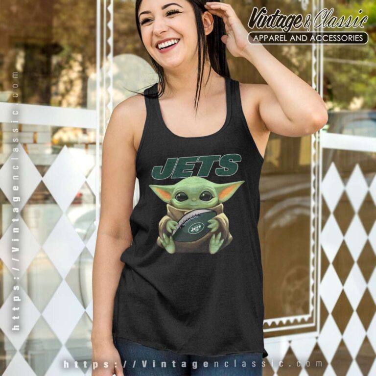 Baby Yoda New York Jets Tank Top Racerback Baby Yoda New York Jets Tank Top Racerback