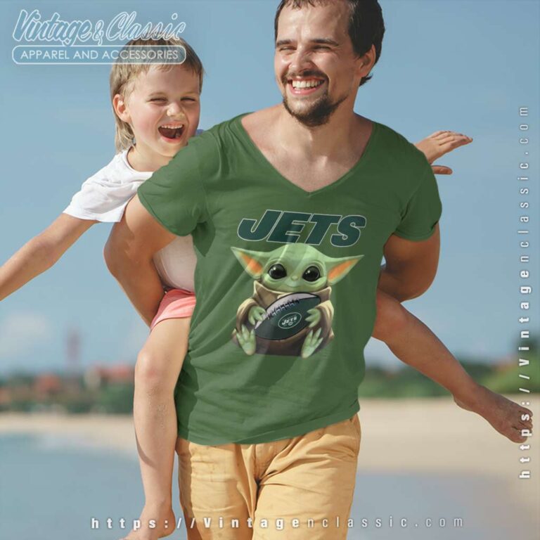 Baby Yoda New York Jets V Neck TShirt Baby Yoda New York Jets V Neck TShirt