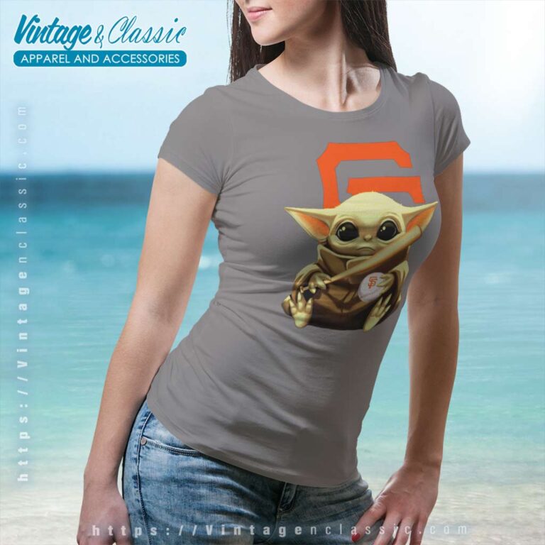 Baby Yoda San Francisco Giants Women TShirt Baby Yoda San Francisco Giants Women TShirt