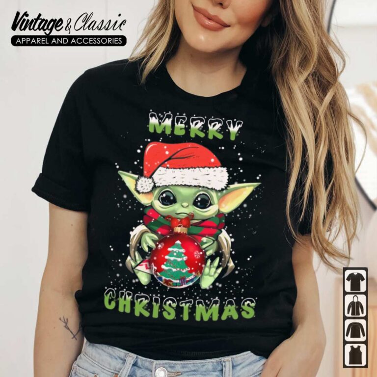 Baby Yoda Santa Christmas Star Wars Christmas T shirt Baby Yoda Santa Christmas Star Wars Christmas T shirt