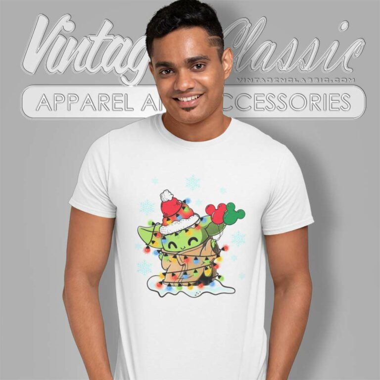 Baby Yoda Star Wars Christmas Lights T Shirt Baby Yoda Star Wars Christmas Lights T Shirt