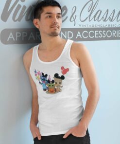 Baby Yoda Stitch Groot Halloween Disney Tank Top Racerback