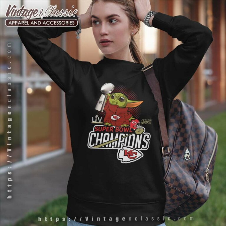 Baby Yoda Super Bowl Champion Kansas City Chiefs Sweatshirt Baby Yoda Super Bowl Champion Kansas City Chiefs Sweatshirt