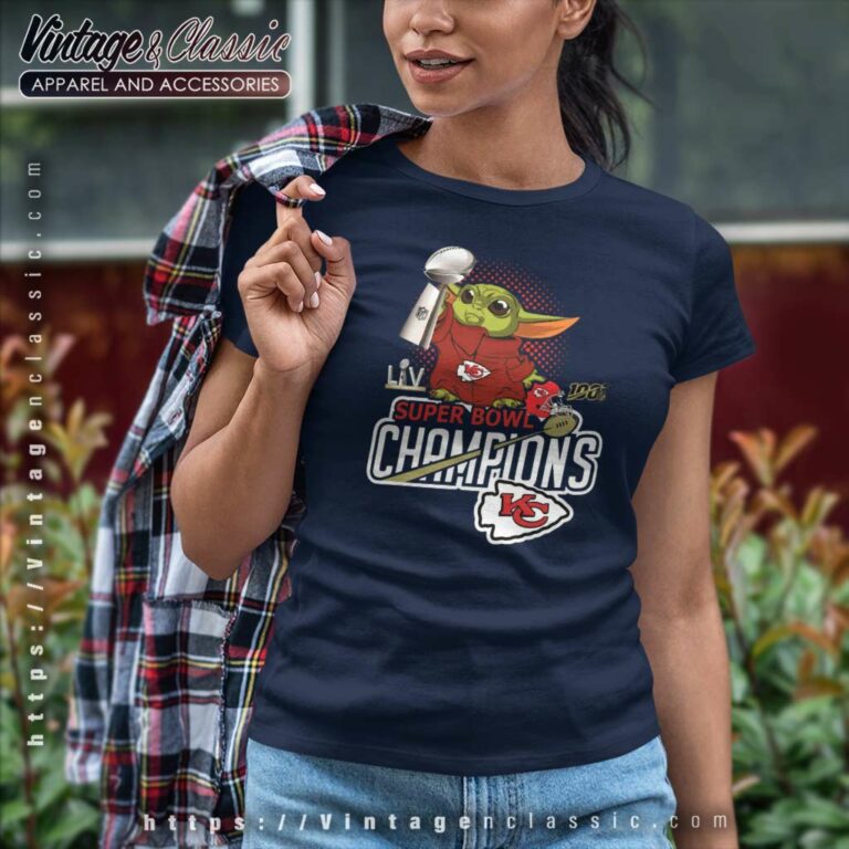 Baby Yoda Super Bowl Champion Kansas City Chiefs Women TShirt Baby Yoda Super Bowl Champion Kansas City Chiefs Women TShirt