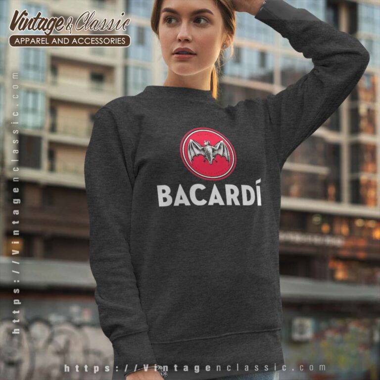 Bacardi Rum Bat Logo Sweatshirt Bacardi Rum Bat Logo Sweatshirt