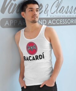 Bacardi Rum Bat Logo Tank Top Racerback