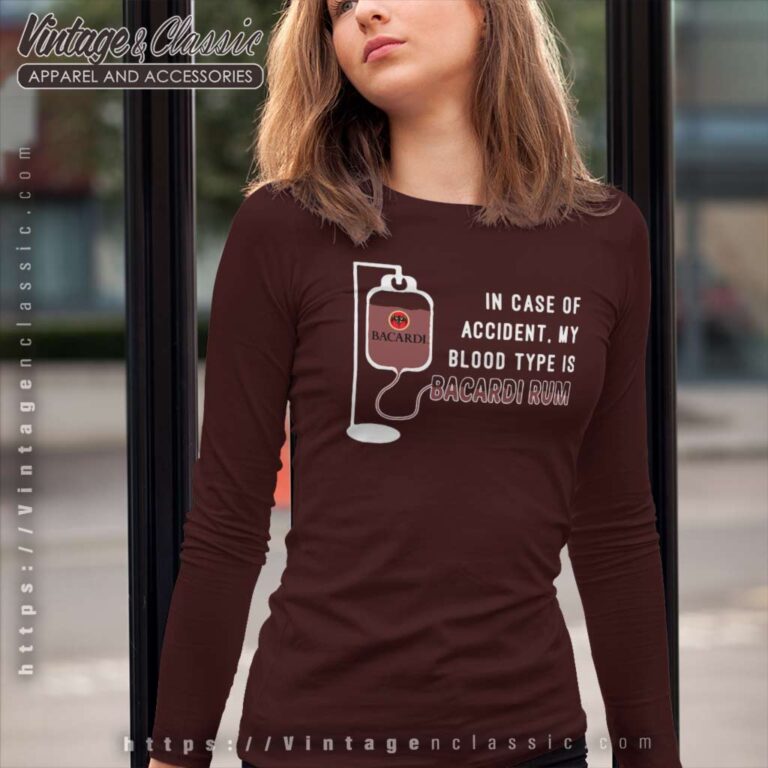 Bacardi Rum Funny Long Sleeve Tee Bacardi Rum Funny Long Sleeve Tee