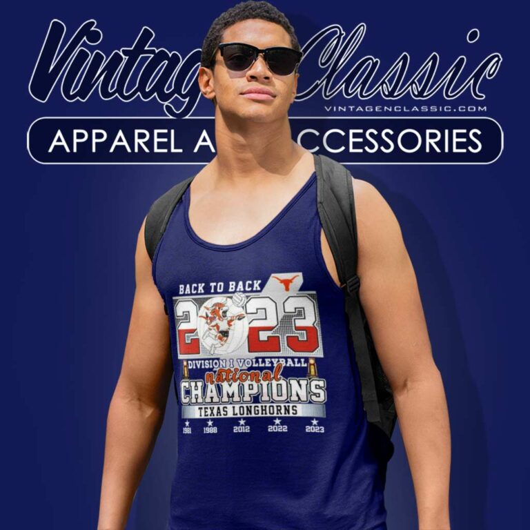 Back To Back Texas Longhorn Volleyball National Champions 2023 Division I Tank Top Racerback Back To Back Texas Longhorn Volleyball National Champions 2023 Division I Tank Top Racerback