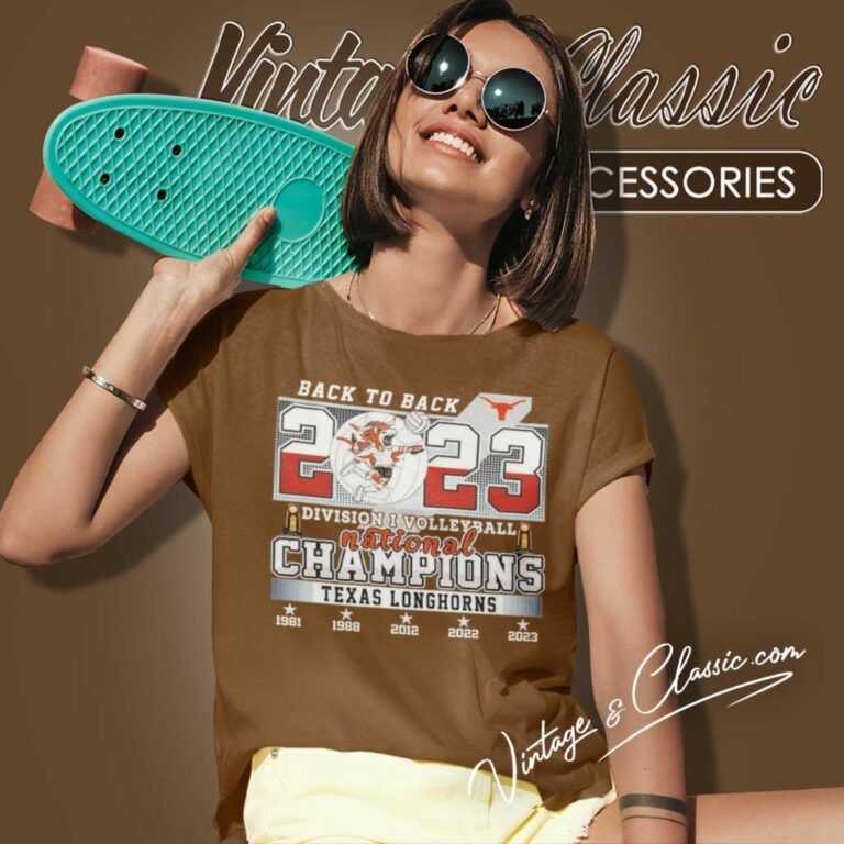 Back To Back Texas Longhorn Volleyball National Champions 2023 Division I Women TShirt Back To Back Texas Longhorn Volleyball National Champions 2023 Division I Women TShirt