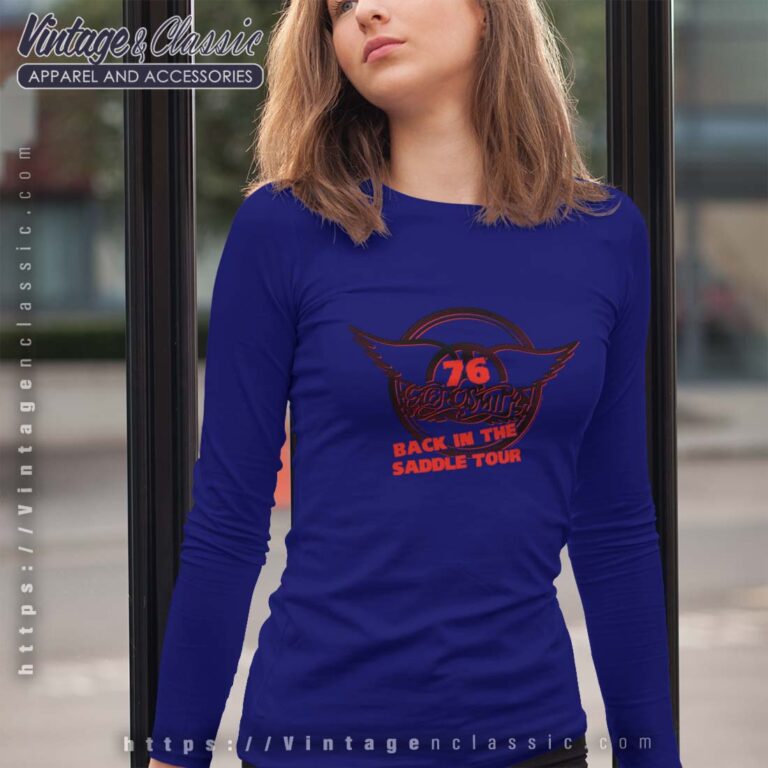 Back in The Saddle 76 Aerosmith Shirt Longsleeves T shirt Back in The Saddle 76 Aerosmith Shirt Longsleeves T shirt