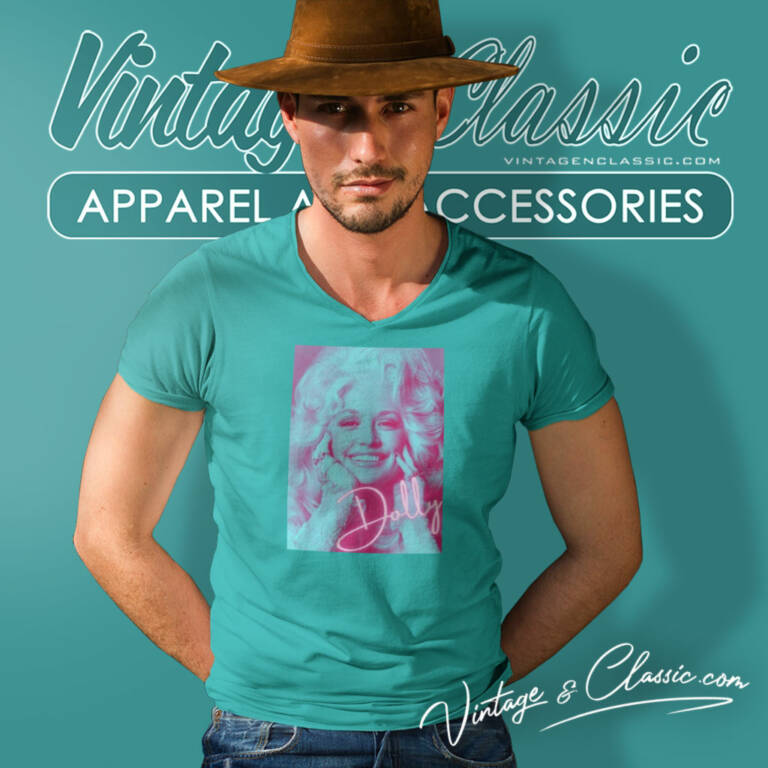 Backwoods Barbie Dolly Parton V Neck TShirt Backwoods Barbie Dolly Parton V Neck TShirt