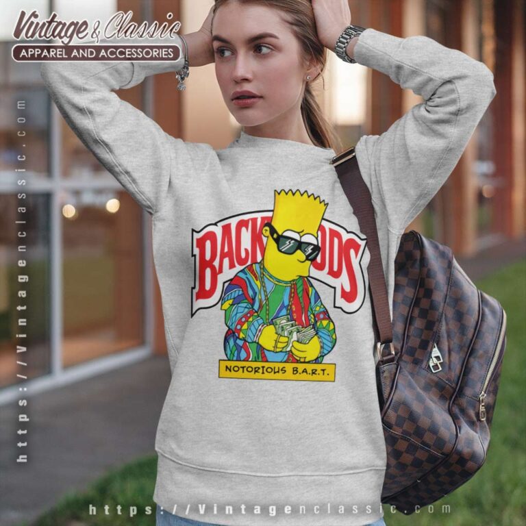 Backwoods Bart Simpson Notorious Sweatshirt Backwoods Bart Simpson Notorious Sweatshirt