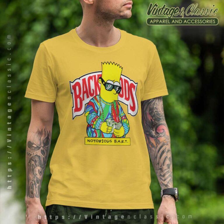Backwoods Bart Simpson Notorious T Shirt Backwoods Bart Simpson Notorious T Shirt
