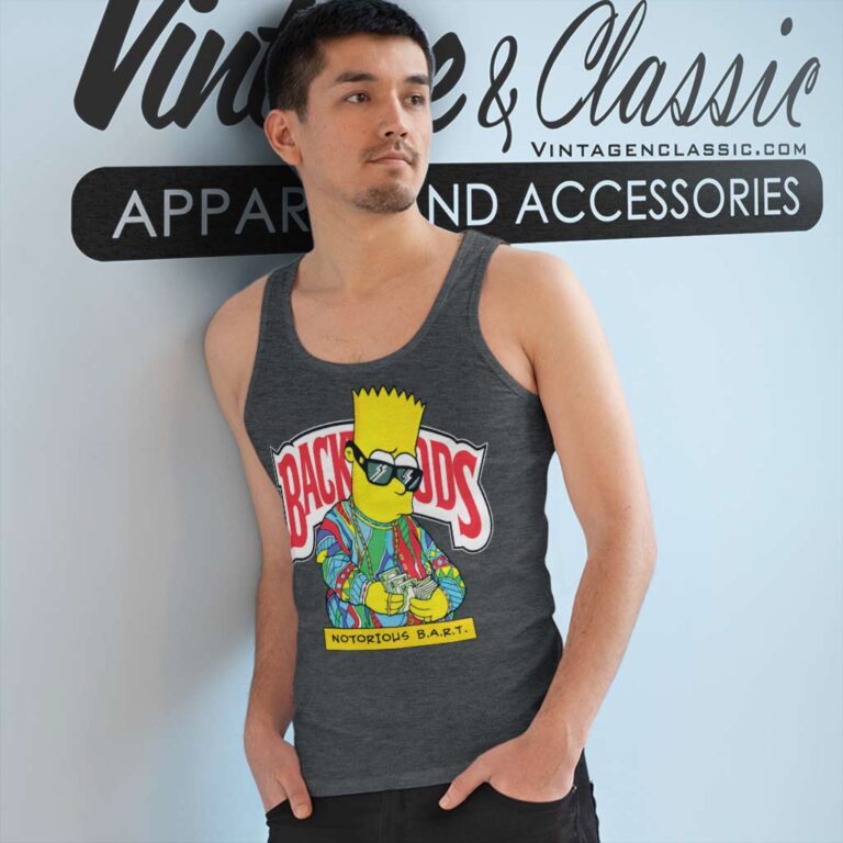 Backwoods Bart Simpson Notorious Tank Top Racerback Backwoods Bart Simpson Notorious Tank Top Racerback