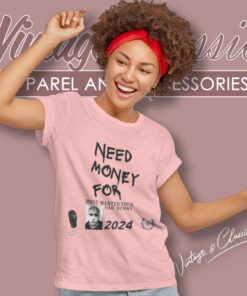 Bad Bunny Shirt Need Money For Most Wanted Tour Women TShirt