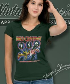Bad Company Shirt 1979 Desolation Angels Tour Distressed V Neck TShirt