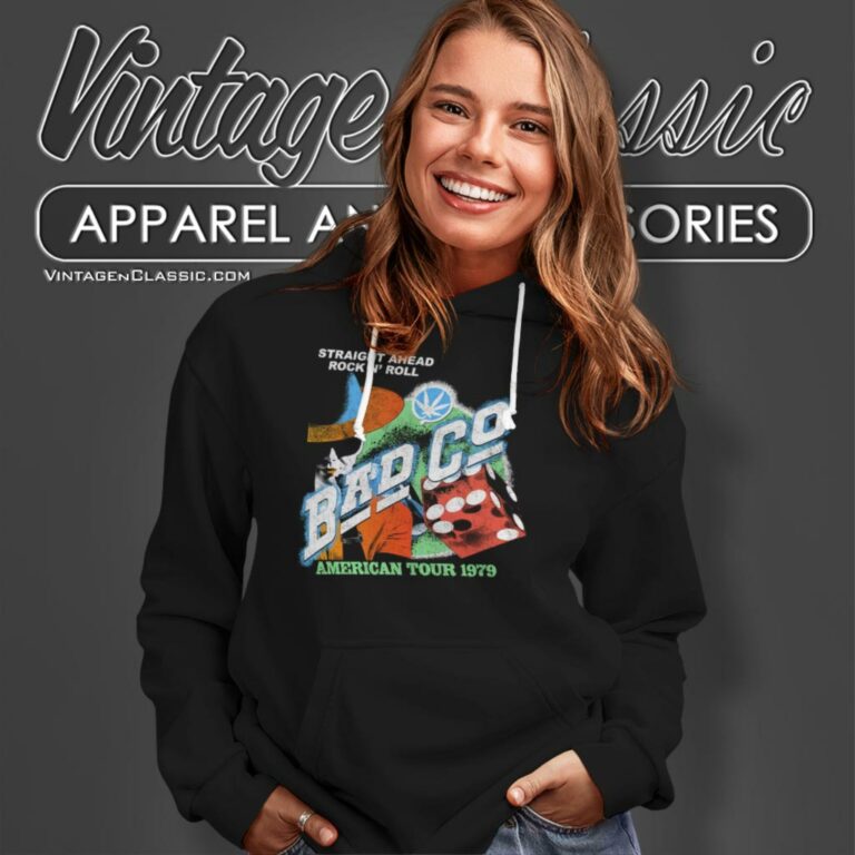 Bad Company Shirt American Tour 1979 Vintage Distressed Hoodie Bad Company Shirt American Tour 1979 Vintage Distressed Hoodie