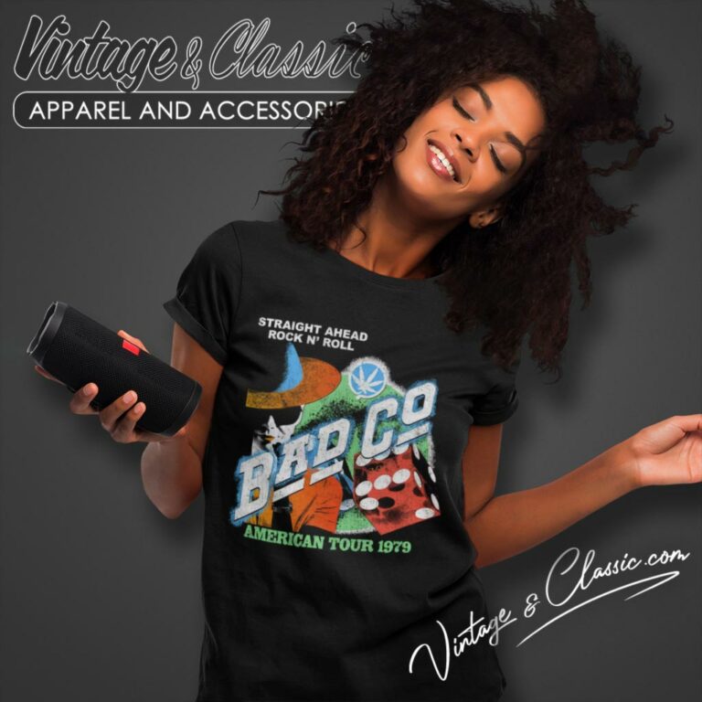 Bad Company Shirt American Tour 1979 Vintage Distressed Women T Shirt Bad Company Shirt American Tour 1979 Vintage Distressed Women T Shirt