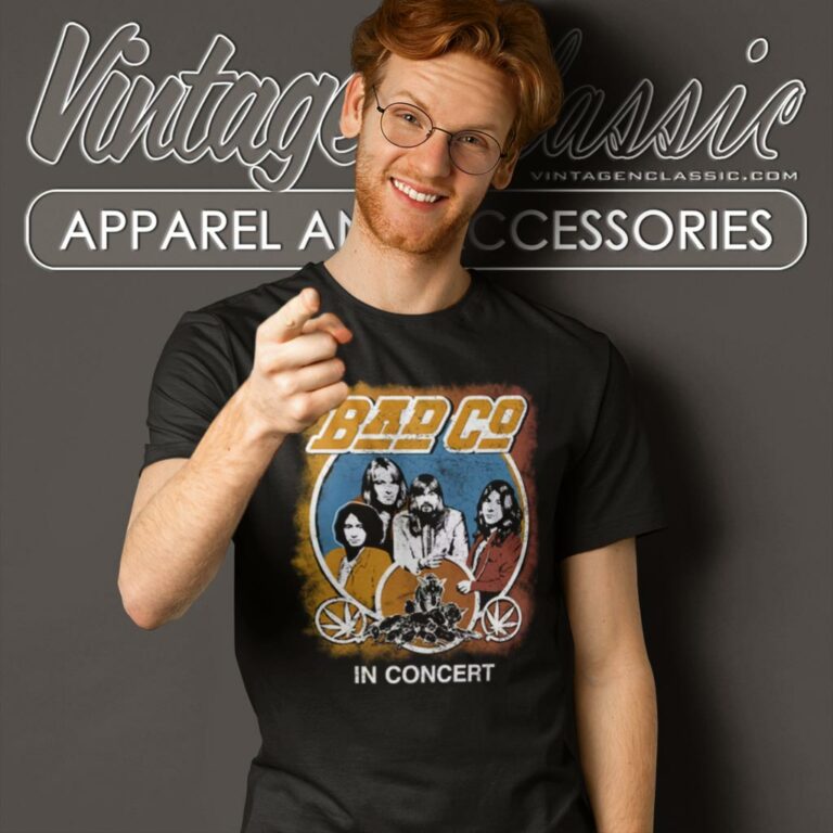 Bad Company Shirt Straight Ahead Live In Concert Distressed T Shirt Bad Company Shirt Straight Ahead Live In Concert Distressed T Shirt