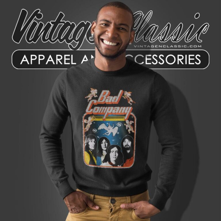 Bad Company Shirt Vintage Burnin Through America Tour Distressed Sweatshirt Bad Company Shirt Vintage Burnin Through America Tour Distressed Sweatshirt